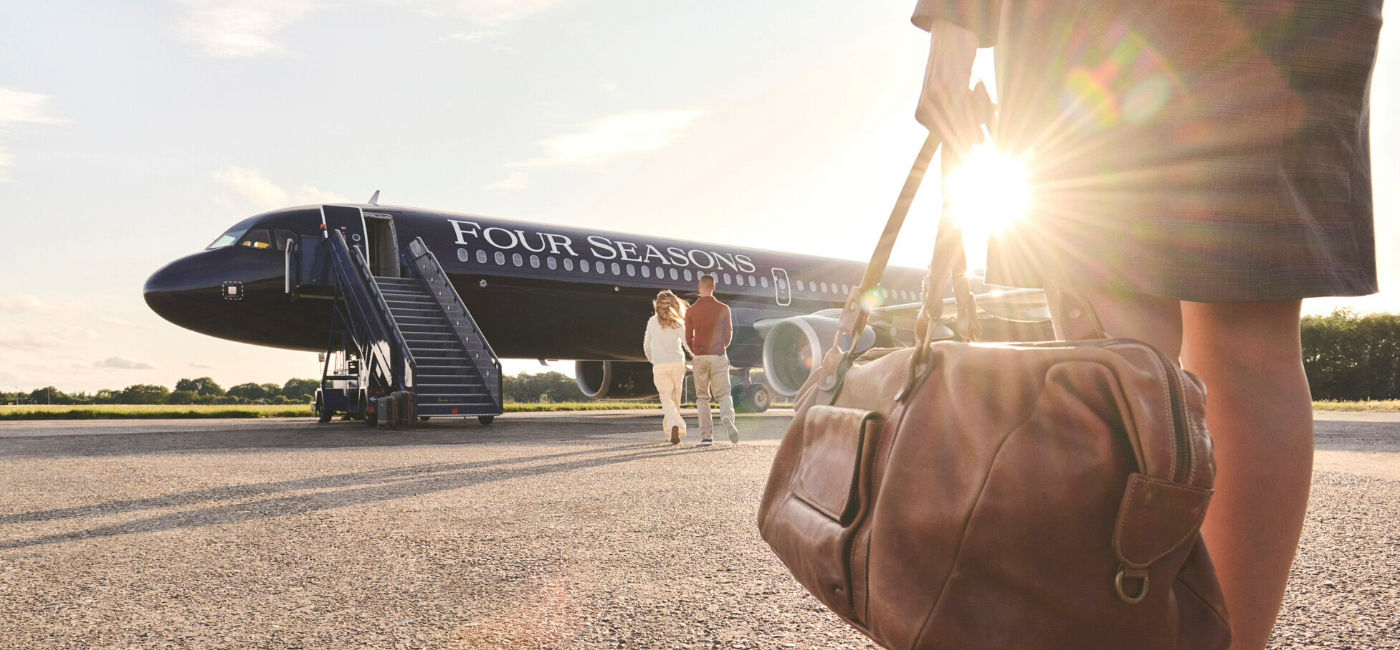 Image: A Four Seasons private jet experience. (Photo Credit: Four Seasons)