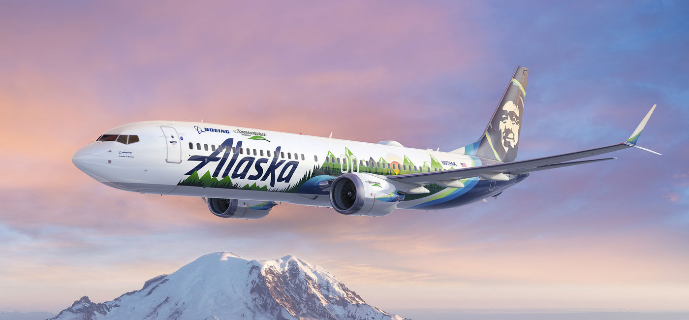 Image: An Alaska Airlines 737-9. (Photo Credit: Boeing Media)
