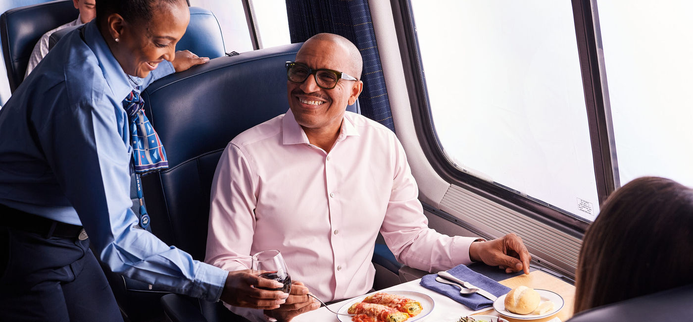Image: New Acela First Class dining menu. (Photo Credit: Amtrak Media)