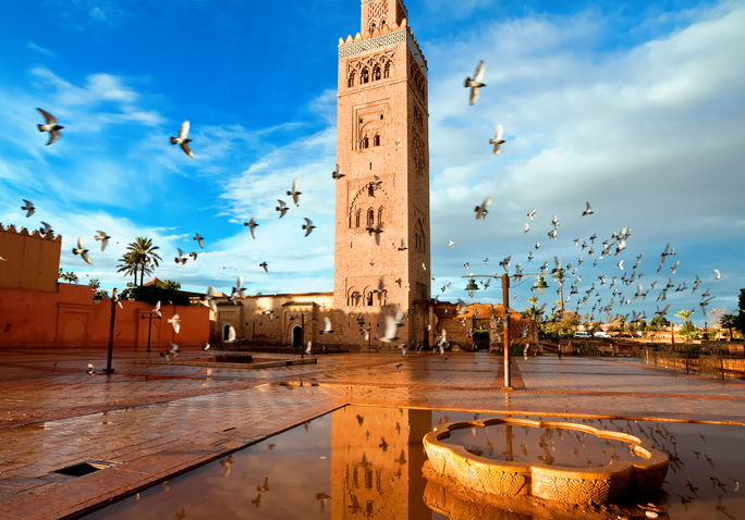 Koutoubia mosque, Marrakech, Morocco (mmeee / iStock / Getty Images Plus)