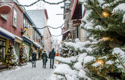 Quebec City, Quebec in winter, Christmas destinations, holiday destinations, Petit Champlain